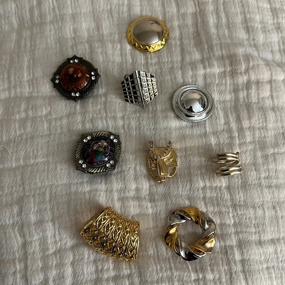 Vintage one of a kind brooches some are from West Germany - Picture 2 of 5